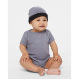 Rabbit Skins - Infant Baby Rib Bodysuit - 4400 - Granite Heather