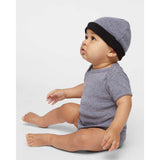 Rabbit Skins - Infant Baby Rib Bodysuit - 4400 - Granite Heather