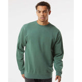 Independent Trading Co. - Midweight Pigment-Dyed Crewneck Sweatshirt - PRM3500 - Pigment Alpine Green