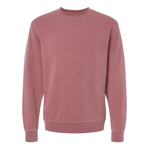 Independent Trading Co. - Midweight Pigment-Dyed Crewneck Sweatshirt - PRM3500 - Pigment Maroon