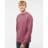 Independent Trading Co. - Midweight Pigment-Dyed Crewneck Sweatshirt - PRM3500 - Pigment Maroon