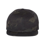 YP Classics - Premium Flat Bill Snapback Cap - 6089M - Multicam Black