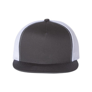 YP Classics - Five-Panel Classic Trucker Cap - 6006 - Charcoal/ White