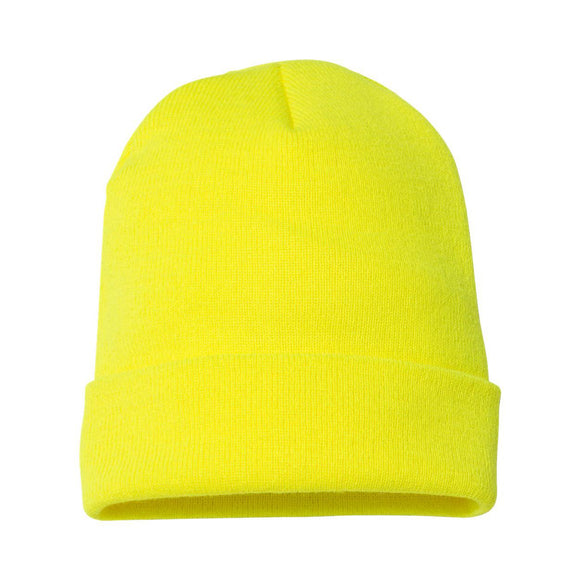 YP Classics - Cuffed Beanie - 1501KC - Safety Yellow