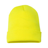 YP Classics - Cuffed Beanie - 1501KC - Safety Yellow