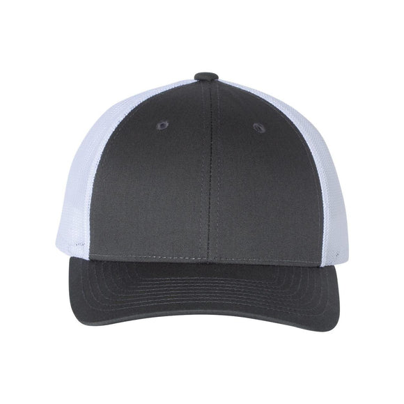 Richardson - Low Pro Trucker Cap - 115 - Charcoal/ White