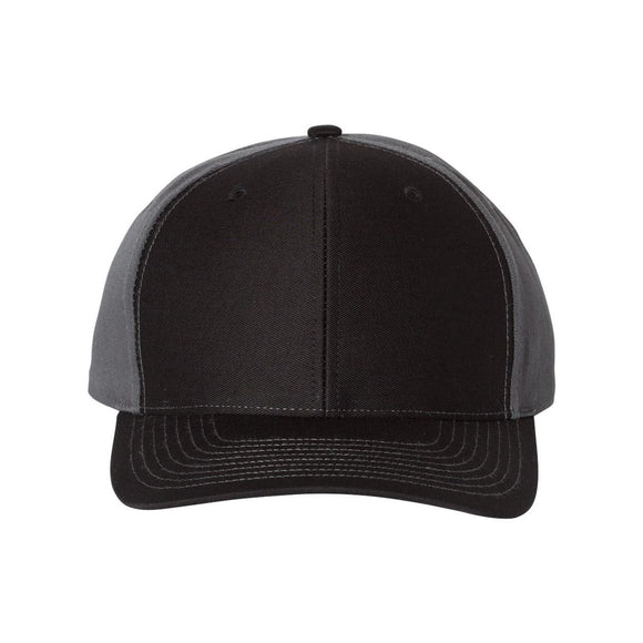 Richardson - Twill Back Trucker Cap - 312 - Black/ Charcoal