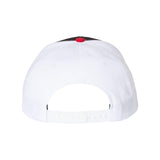 Richardson - Twill Back Trucker Cap - 312 - Black/ White/ Red