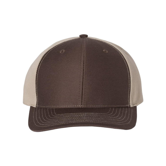 Richardson - Twill Back Trucker Cap - 312 - Brown/ Khaki