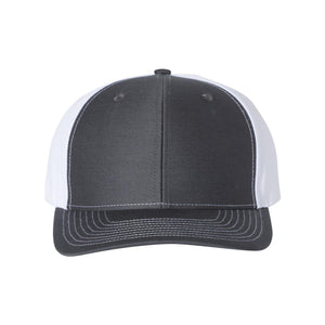 Richardson - Twill Back Trucker Cap - 312 - Charcoal/ White