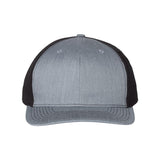 Richardson - Twill Back Trucker Cap - 312 - Heather Grey/ Black