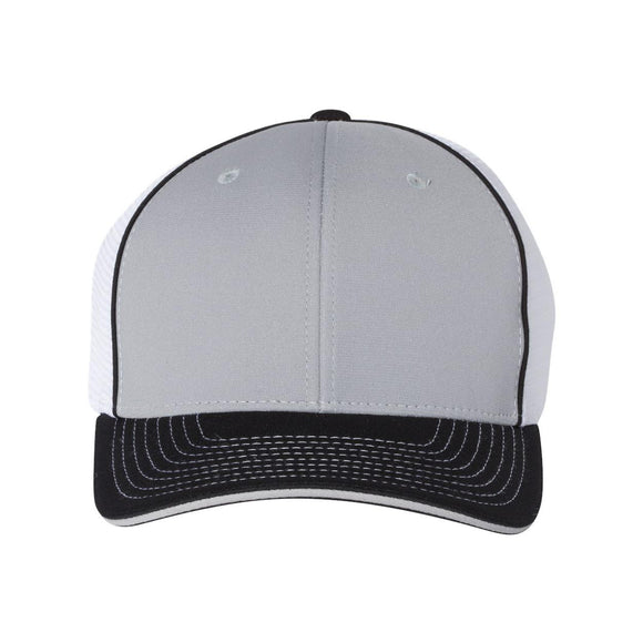 Richardson - Pulse Sportmesh R-Flex Cap - 172 - Grey/ White/ Black Tri