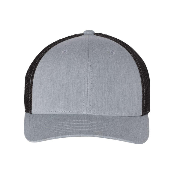 Richardson - R-Flex Trucker Cap - 110 - Heather Grey/ Black