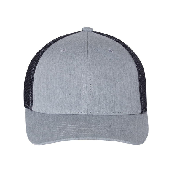 Richardson - R-Flex Trucker Cap - 110 - Heather Grey/ Navy