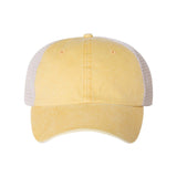 Sportsman - Pigment-Dyed Trucker Cap - SP510 - Mustard Yellow/ Stone