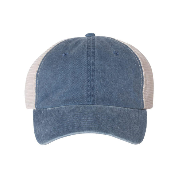 Sportsman - Pigment-Dyed Trucker Cap - SP510 - Navy/ Stone