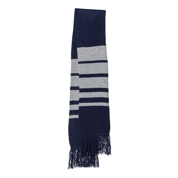 Sportsman - Soccer Scarf - SP07 - Navy/ Heather Grey