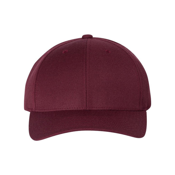 6789M YP Classics Premium Curved Visor Snapback Cap Maroon