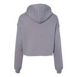 BELLA + CANVAS - Women's Crop Fleece Hoodie Sweatshirt - 7502 - Storm