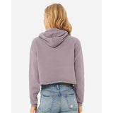 BELLA + CANVAS - Women's Crop Fleece Hoodie Sweatshirt - 7502 - Storm
