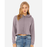 BELLA + CANVAS - Women's Crop Fleece Hoodie Sweatshirt - 7502 - Storm