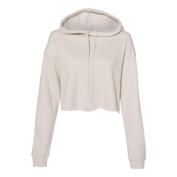 BELLA + CANVAS - Women's Crop Fleece Hoodie - 7502 - Heather Dust