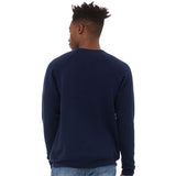 BELLA + CANVAS - Sponge Fleece Raglan Crewneck Sweatshirt - 3901 - Navy