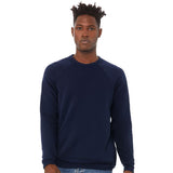 BELLA + CANVAS - Sponge Fleece Raglan Crewneck Sweatshirt - 3901 - Navy