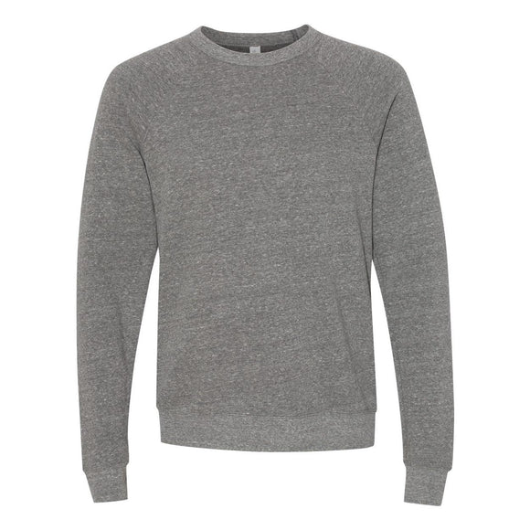 BELLA + CANVAS - Sponge Fleece Raglan Crewneck Sweatshirt - 3901 - Deep Heather