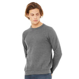 BELLA + CANVAS - Sponge Fleece Raglan Crewneck Sweatshirt - 3901 - Deep Heather