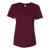 BELLA + CANVAS - Women’s Relaxed Jersey Tee - 6400 - Maroon