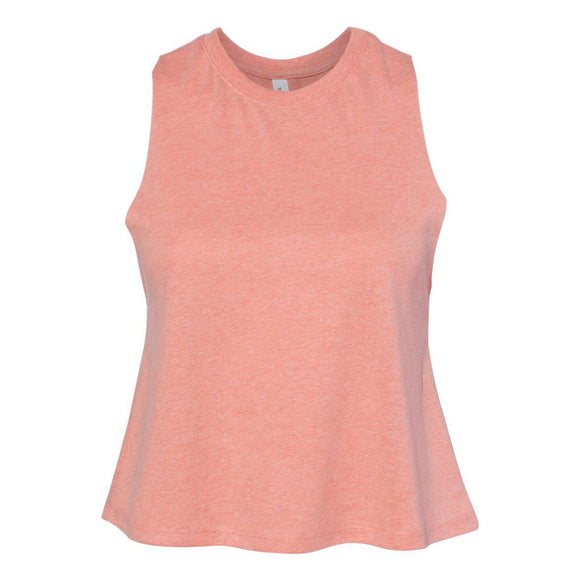 BELLA + CANVAS - Women's Racerback Crop Tank - 6682 - Heather Sunset