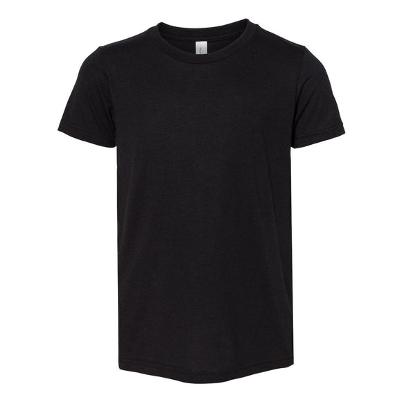 BELLA + CANVAS - Youth Triblend Tee - 3413Y - Solid Black Triblend