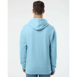 Independent Trading Co. - Midweight Hooded Sweatshirt - SS4500 - Blue Aqua