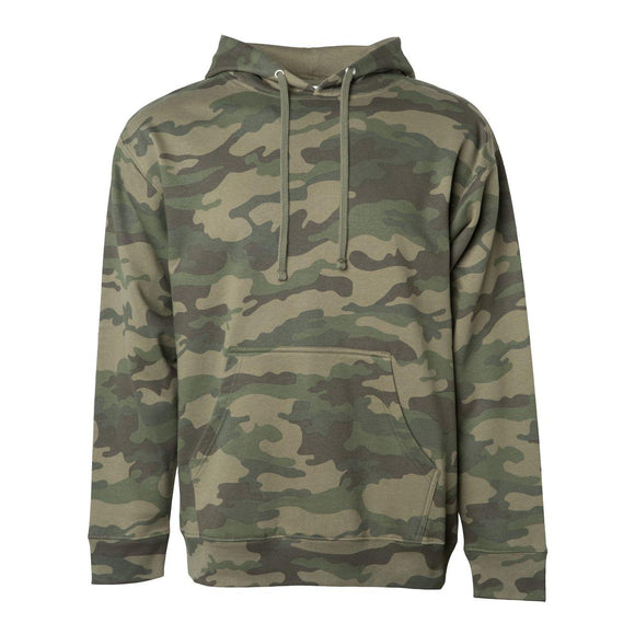 Independent Trading Co. - Midweight Hooded Sweatshirt - SS4500 - Forest Camo