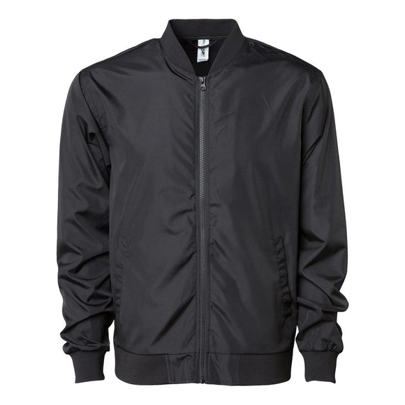 Independent Trading Co. - Lightweight Bomber Jacket - EXP52BMR - Black