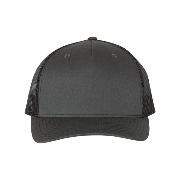 Richardson - Five-Panel Trucker Cap - 112FP - Charcoal/ Black