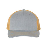 Richardson - Five-Panel Trucker Cap - 112FP - Heather Grey/ Amber Gold