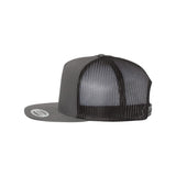 YP Classics - Five-Panel Classic Trucker Cap - 6006 - Charcoal/ Black