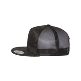 YP Classics - Five-Panel Classic Trucker Cap - 6006 - Multicam Black/ Black