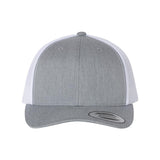 YP Classics - Retro Trucker Cap - 6606 - Heather Grey/ White