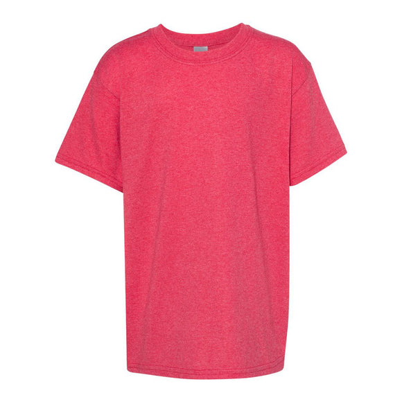 Gildan - Youth Heavy Cotton™ T-Shirt - 5000B - Heather Red
