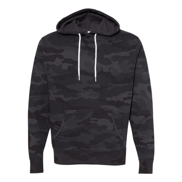 Independent Trading Co. - Lightweight Hooded Sweatshirt - AFX90UN - Black Camo