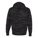 Independent Trading Co. - Lightweight Full-Zip Hooded Sweatshirt - AFX90UNZ - Black Camo