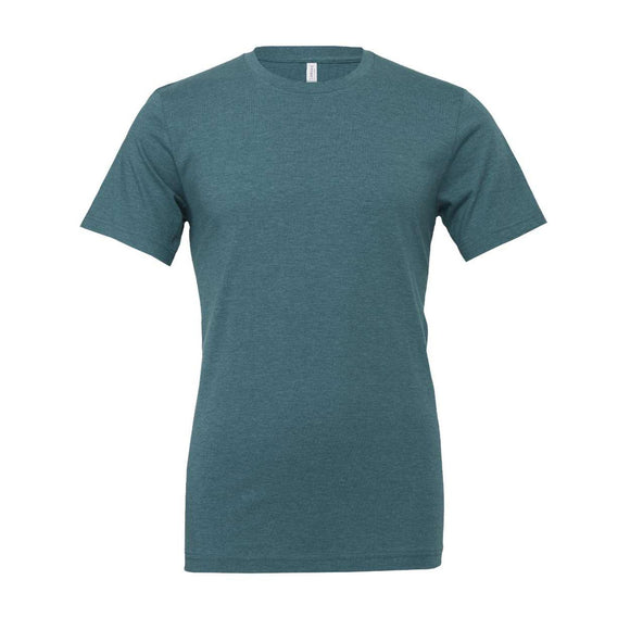 BELLA + CANVAS - CVC Jersey Tee - 3001CVC - Heather Deep Teal