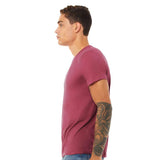 BELLA + CANVAS - CVC Jersey Tee - 3001CVC - Heather Raspberry