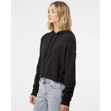 Independent Trading Co. - Women’s Lightweight Crop Hooded Sweatshirt - AFX64CRP - Black