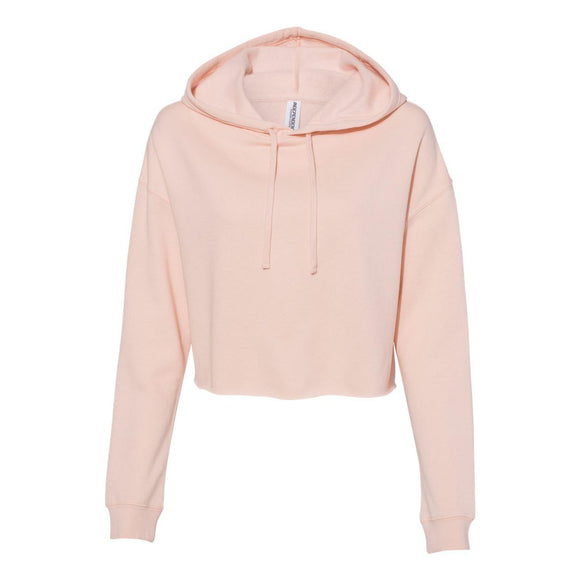 Independent Trading Co. - Women’s Lightweight Crop Hooded Sweatshirt - AFX64CRP - Blush