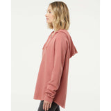 Independent Trading Co. - Women’s Lightweight California Wave Wash Hooded Sweatshirt - PRM2500 - Dusty Rose