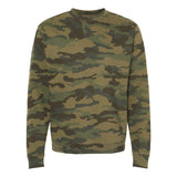 Independent Trading Co. - Midweight Crewneck Sweatshirt - SS3000 - Forest Camo